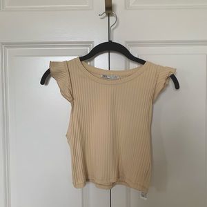 Zara Ruffle Crop Top